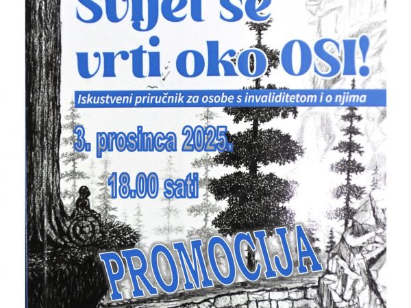 U Gospiću idući tjedan promocija knjige o iskustvima osoba s invaliditetom U Gospiću idući tjedan promocija knjige o iskustvima osoba s invaliditetom