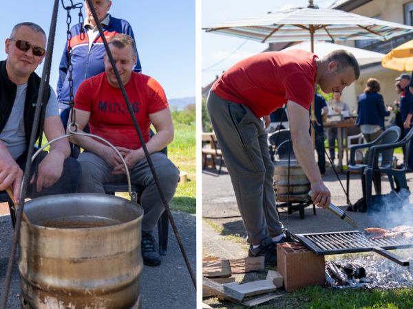Prvomajski ručak spojio Radničku i Teslinu ulicu u Otočcu Prvomajski ručak spojio Radničku i Teslinu ulicu u Otočcu