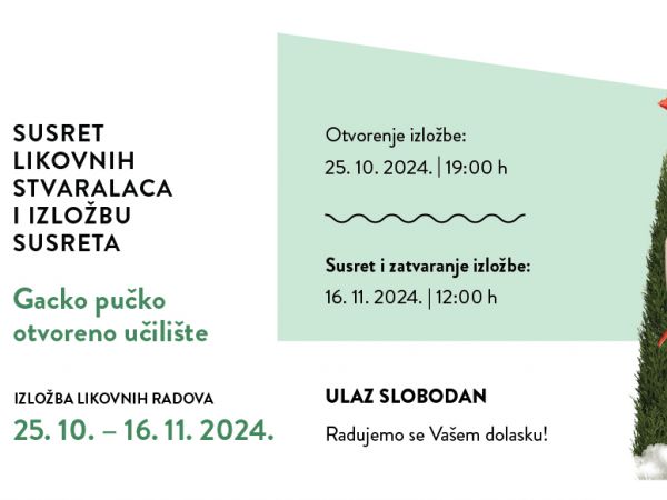 Izložba 40. Susreta likovnih stvaralaca ovaj tjedan u Otočcu
