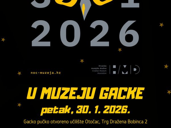 Noć muzeja u Muzeju Gacke Noć muzeja u Muzeju Gacke