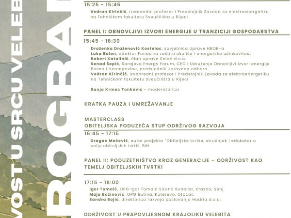 U srcu Velebita ponovno o održivosti: Krasno domaćin novog izdanja konferencije „Održivost u srcu Velebita 2.0“ U srcu Velebita ponovno o održivosti: Krasno domaćin novog izdanja konferencije „Održivost u srcu Velebita 2.0“