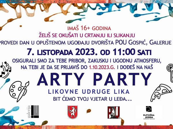 Arty party: Otkrijte umjetnika u sebi na druženju Likovne udruge Lika