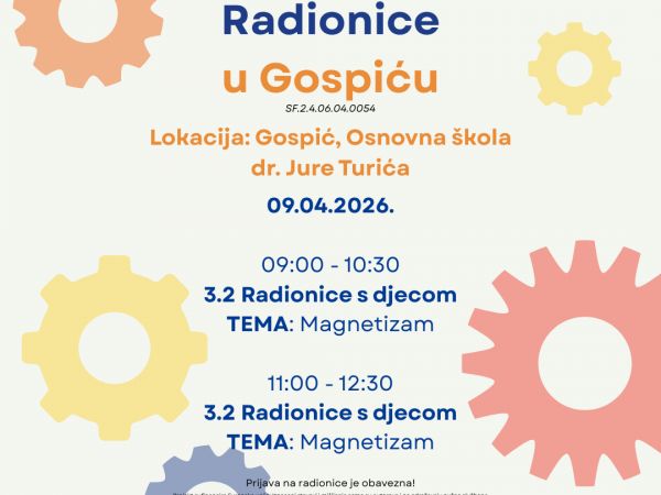 Magnetizam kroz pokuse – STEM radionice za djecu u Gospiću Magnetizam kroz pokuse – STEM radionice za djecu u Gospiću
