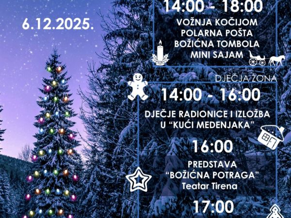Sutra ne propustite Božićnu čaroliju na Grabovači Sutra ne propustite Božićnu čaroliju na Grabovači