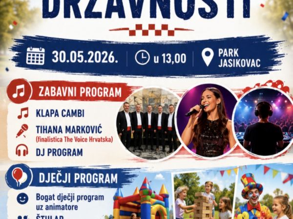 Gospić slavi Dan državnosti uz bogat program, besplatan kotlić i 100 metara štrudle