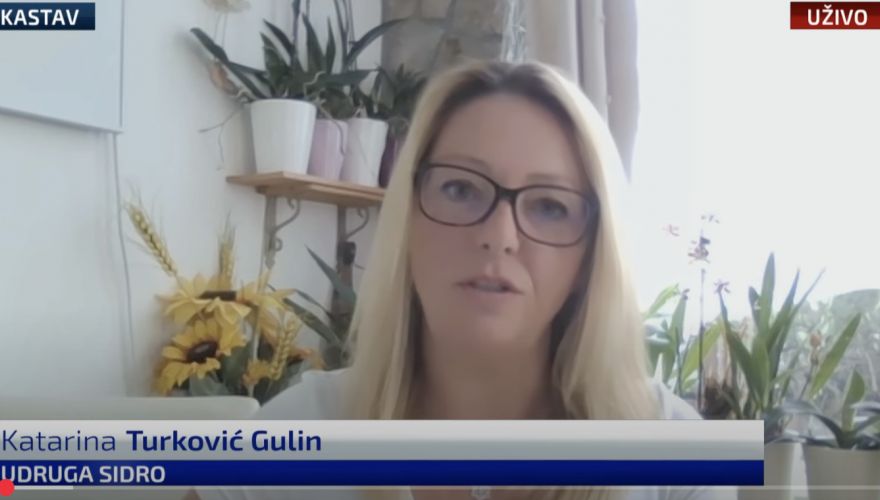 Arhiva, N1 Screenshot/Predsjednica udruge Sidro, Katarina Turković Gulin