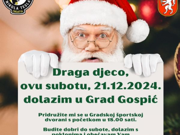 Pickleball dovodi Djeda Božićnjaka u Gradsku športsku dvoranu u Gospiću