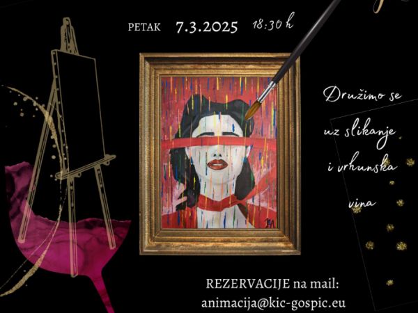 KIC Gospić organizira slikarsku radionicu povodom Dana žena KIC Gospić organizira slikarsku radionicu povodom Dana žena