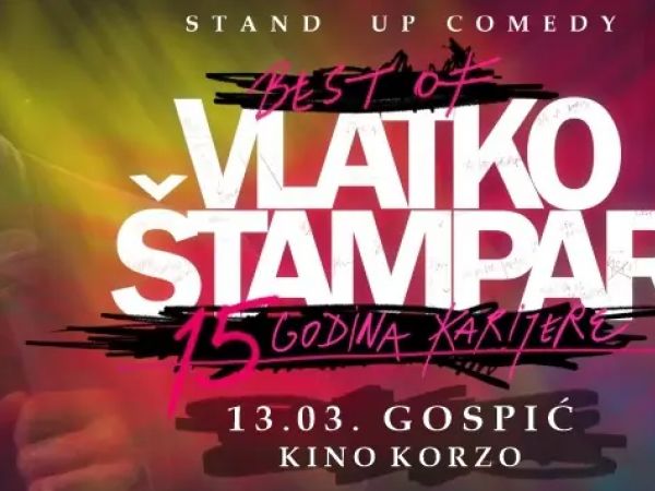 Večer najboljih fora - u Gospić stiže komičar Vlatko Štampar Večer najboljih fora - u Gospić stiže komičar Vlatko Štampar
