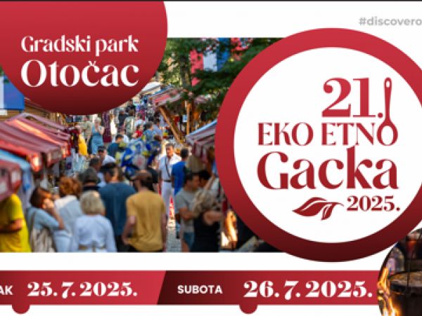 Donosimo detaljan program 21. Eko Etno Gacka manifestacije - u Otočac stiže Jelena Rozga! Donosimo detaljan program 21. Eko Etno Gacka manifestacije - u Otočac stiže Jelena Rozga!