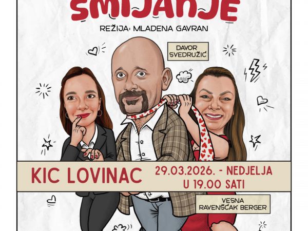 Hit komedija “Zabranjeno smijanje“ Teatra Gavran gostuje u Lovincu Hit komedija “Zabranjeno smijanje“ Teatra Gavran gostuje u Lovincu