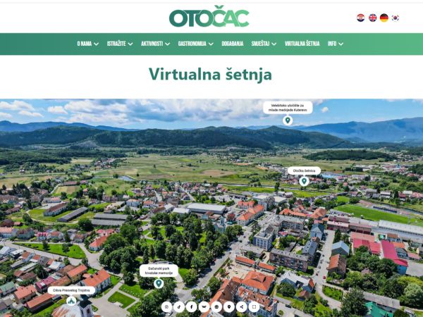 Virtualno prošetajte kroz Gacku i Otočac