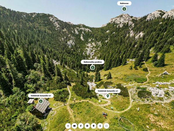 Virtualno prošetajte kroz Nacionalni park Sjeverni Velebit Virtualno prošetajte kroz Nacionalni park Sjeverni Velebit