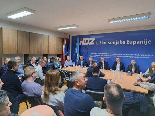 Održana redovna sjednica Županijskog odbora HDZ-a Ličko-senjske županije - raspuštena organizacija HDZ-a u Karlobagu i imenovano povjerenstvo Održana redovna sjednica Županijskog odbora HDZ-a Ličko-senjske županije - raspuštena organizacija HDZ-a u Karlobagu i imenovano povjerenstvo