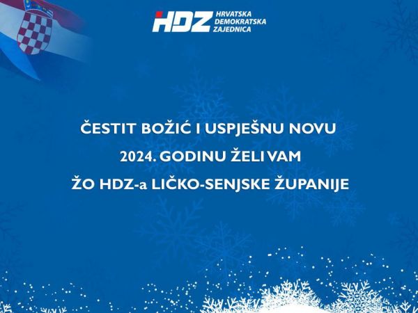 HDZ: Poziv na tradicionalno božićno druženje na gospićkoj tržnici