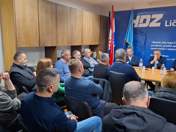 Održana redovna sjednica Županijskog odbora HDZ-a Ličko-senjske županije