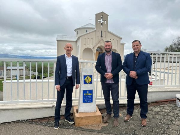 U Udbini postavljen kamen temeljac oznake Camino rute El Camino de Santiago - Put svetog Jakova
