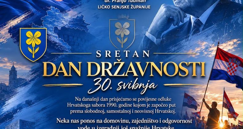 Najbolje iz Like - Utemeljitelji HDZ-a Ličko-senjske županije uputili čestitku građanima za Dan državnosti