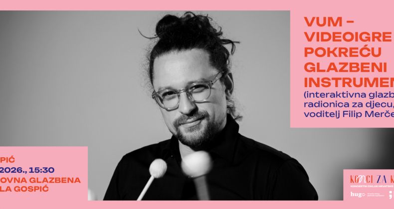 Najbolje iz Like - Nova sezona Koncertnog ciklusa Hrvatske: Filip Merčep donosi spoj glazbe, inovacije i igre u Gospić