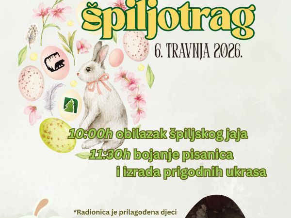 Uskrsna avantura za djecu i roditelje u Cerovačkim špiljama Uskrsna avantura za djecu i roditelje u Cerovačkim špiljama