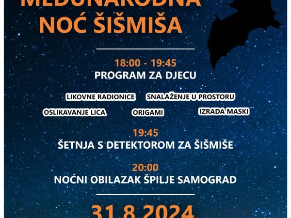 Međunarodna noć šišmiša u PP Grabovača Međunarodna noć šišmiša u PP Grabovača