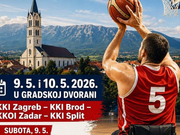 Hrvatski kup u košarci u kolicima “Dubravka Ciliga” ovog vikenda u Gospiću Hrvatski kup u košarci u kolicima “Dubravka Ciliga” ovog vikenda u Gospiću