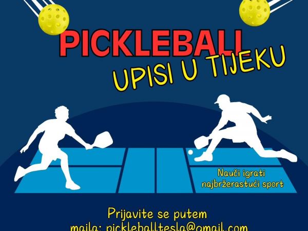 Odvaži se i zaigraj pickleball - upisi u tijeku! Odvaži se i zaigraj pickleball - upisi u tijeku!