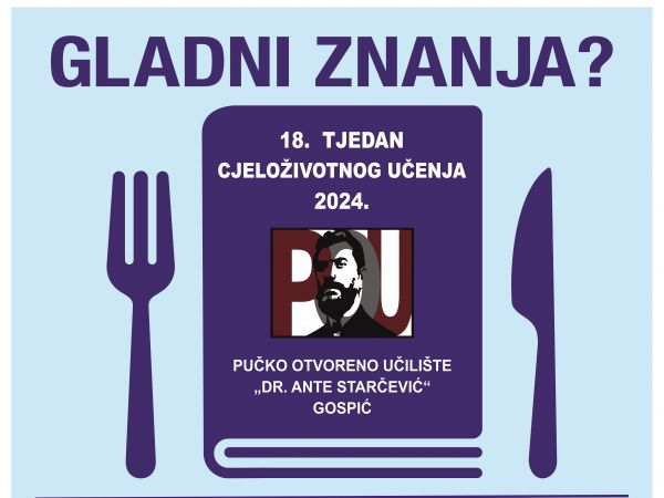 Tjedan cjeloživotnog učenja - besplatne radionice za djecu i odrasle u Pučkom otvorenom učilištu u Gospiću