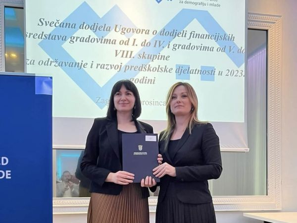 Grad Gospić ostvario financijsku potporu za održavanje i razvoj predškolske djelatnosti Grad Gospić ostvario financijsku potporu za održavanje i razvoj predškolske djelatnosti