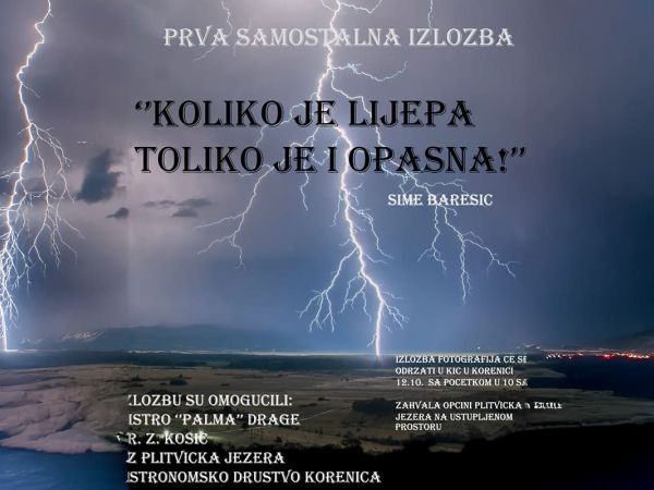 Fotograf Šime Barešić ove subote otvara svoju prvu izložbu posvećenu snazi i ljepoti prirode