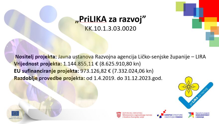 Najbolje iz Like - LIRA: Poziv na Završnu konferenciju – projekt „PriLIKA za razvoj“