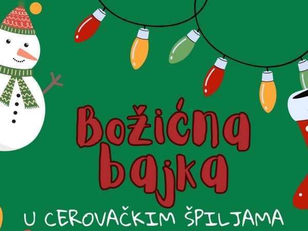 Božićna bajka u Cerovačkim špiljama - dolazi i Djed Mraz s poklonima