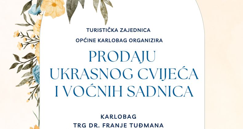 Najbolje iz Like - Zbog bure odgođena prodaja cvijeća i sadnica u Karlobagu