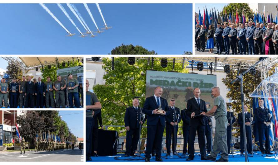 FOTO & VIDEO Svečano obilježena 30. godišnjica Vojno-redarstvene operacije Medački džep