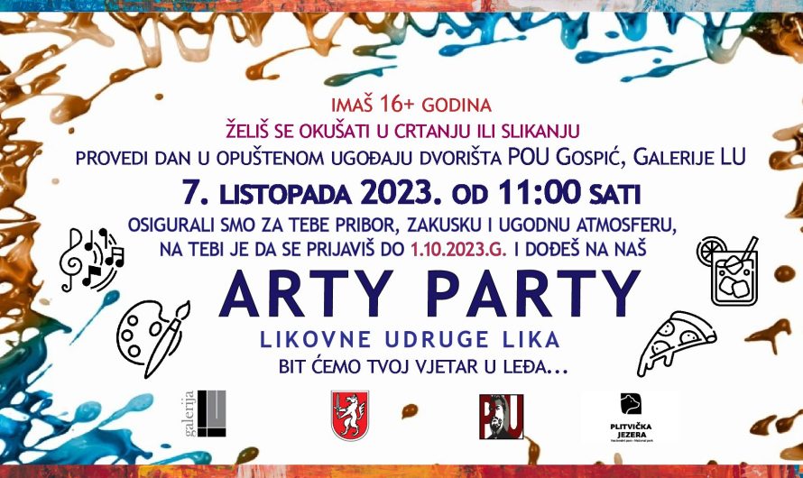 Arty party: Otkrijte umjetnika u sebi na druženju Likovne udruge Lika