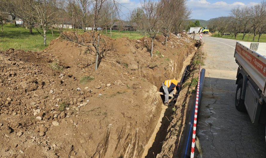 [FOTO] Započela izgradnja vodoopskrbnog cjevovoda na području Lovinca u vrijednosti 860 tisuća eura