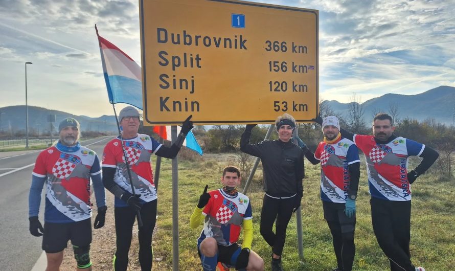 Danas se trči druga dionica 243 km dugog humanitarnog ultramaratona Plitvice – Aržano, maratonci stižu u Knin danas oko 16 sati!