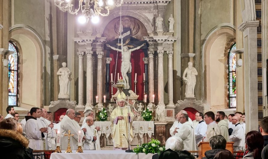 Nadbiskup mons. Zdenko Križić zaredio je za đakona Karla Špoljarića u Perušiću