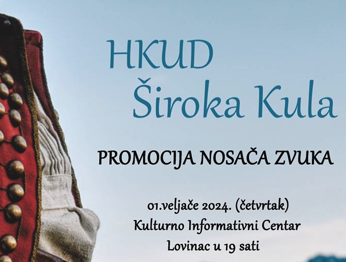 Promocija nosača zvuka uz HKUD “Široka Kula”