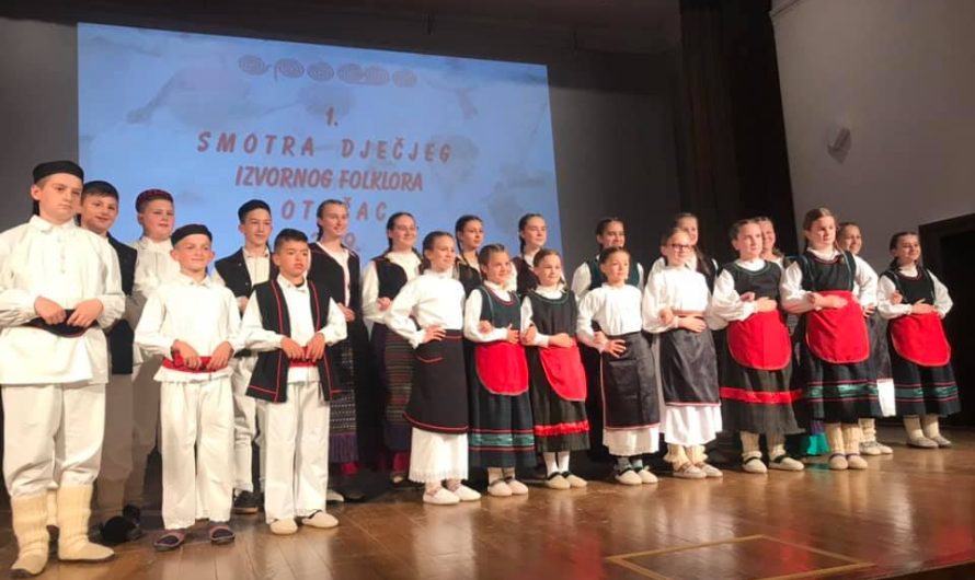 Otočac će u subotu biti domaćim 4. Dječje smotre izvornog folklora