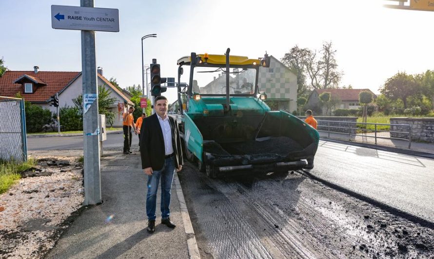 U tijeku asfaltiranje Budačke ulice u Gospiću