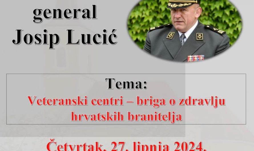 Tribina četvrtkom: Veteranski centri – briga o zdravlju hrvatskih branitelja