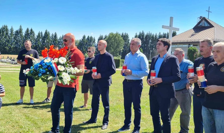 Odana počast bojniku iz Domovinskog rata Nikoli Zduniću “Hargi”