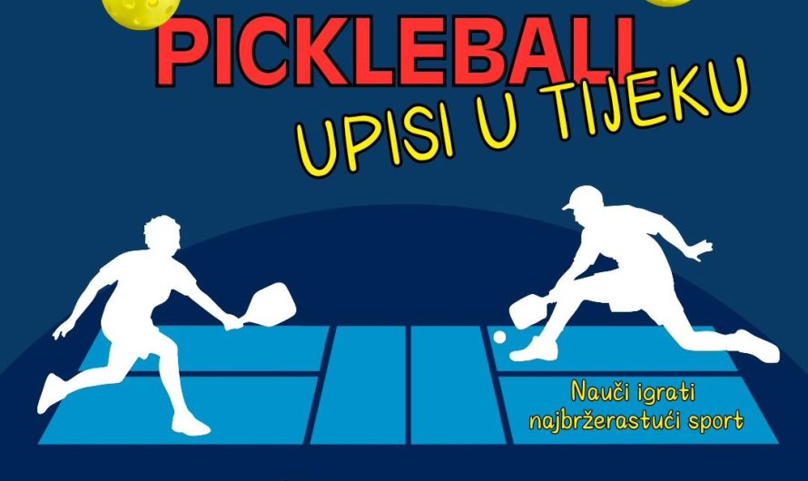 Odvaži se i zaigraj pickleball – upisi u tijeku!