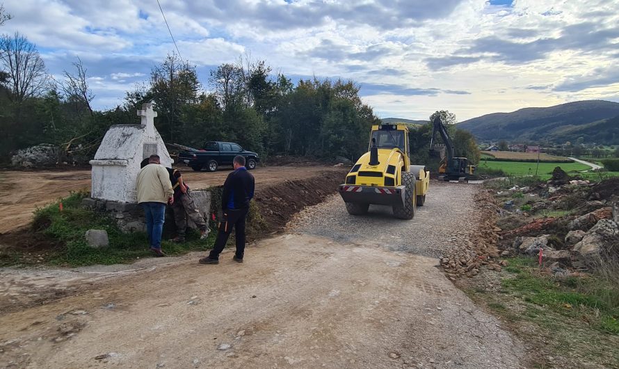 Počeli radovi na županijskoj cesti u općini Brinje