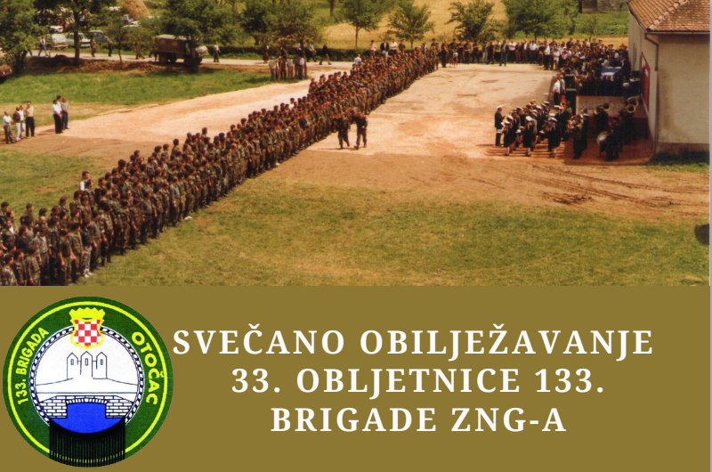 Svečano obilježavanje 33. obljetnice 133. brigade ZNG-a Otočac